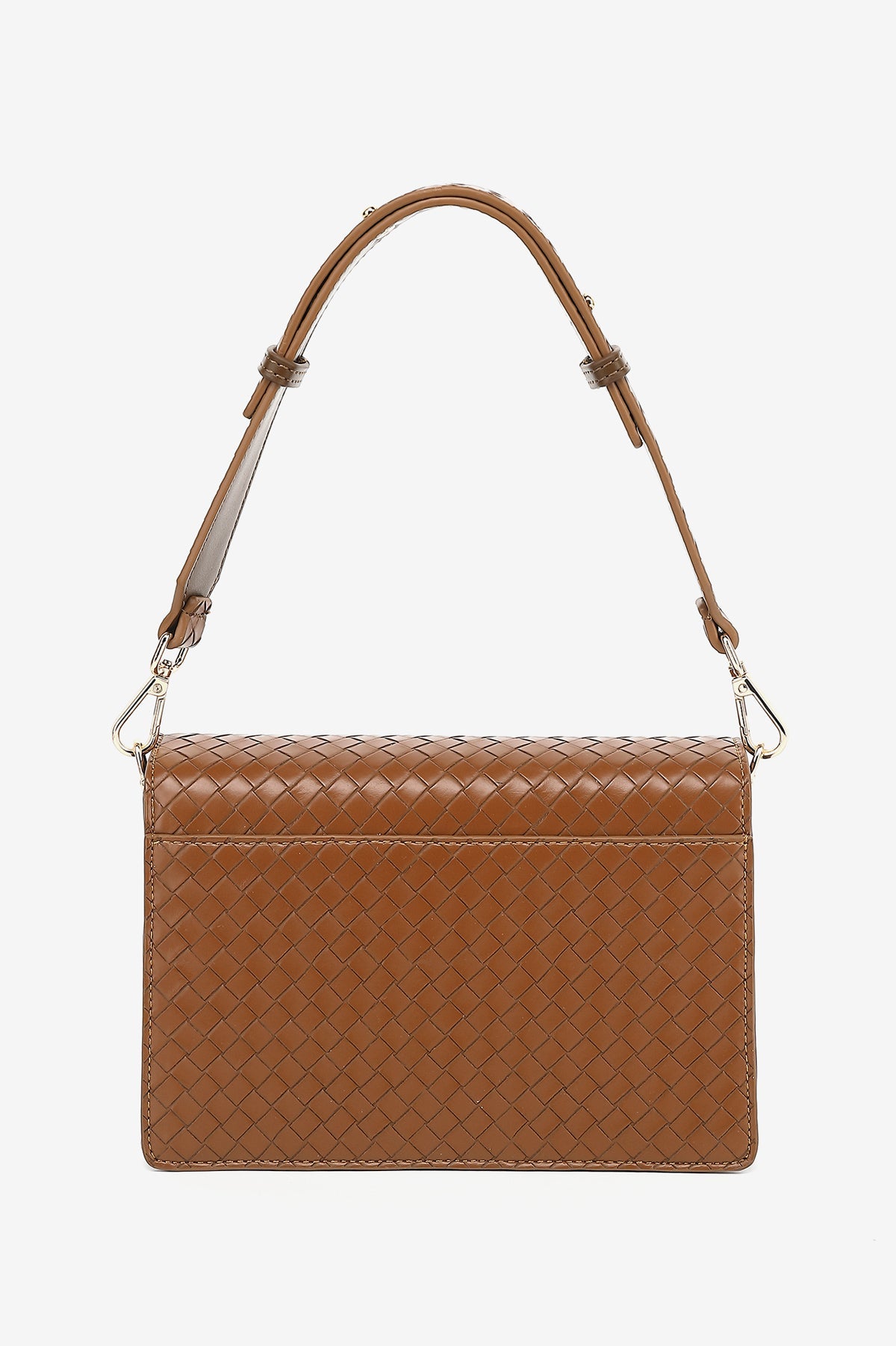 Adele Braided Bag Mid Brown