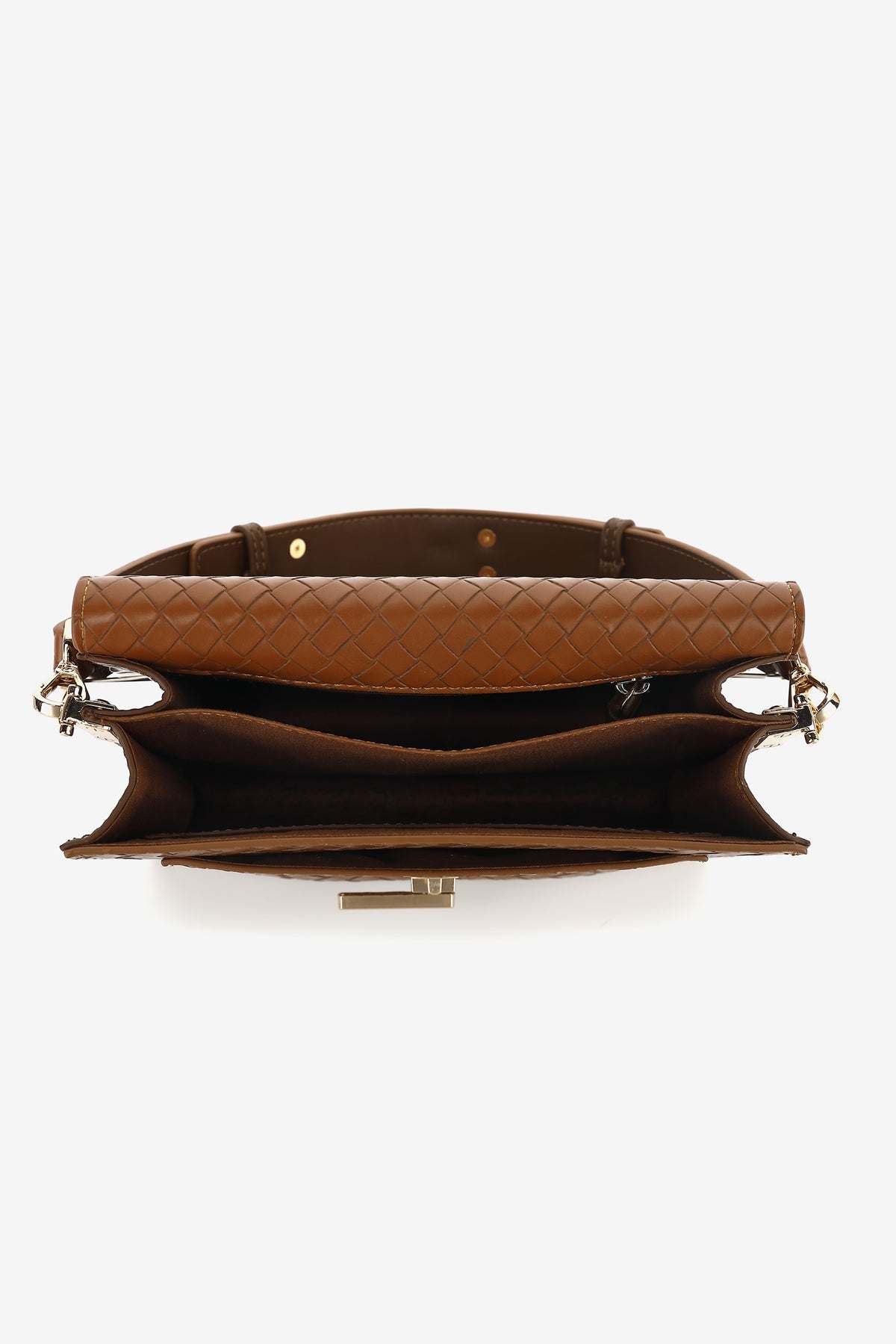 Adele Braided Bag Mid Brown