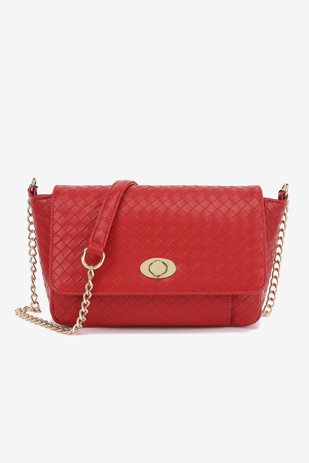 Noellas Teagan Braided Bag Red Braided. Køb Tasker hos www.noellafashion.dk