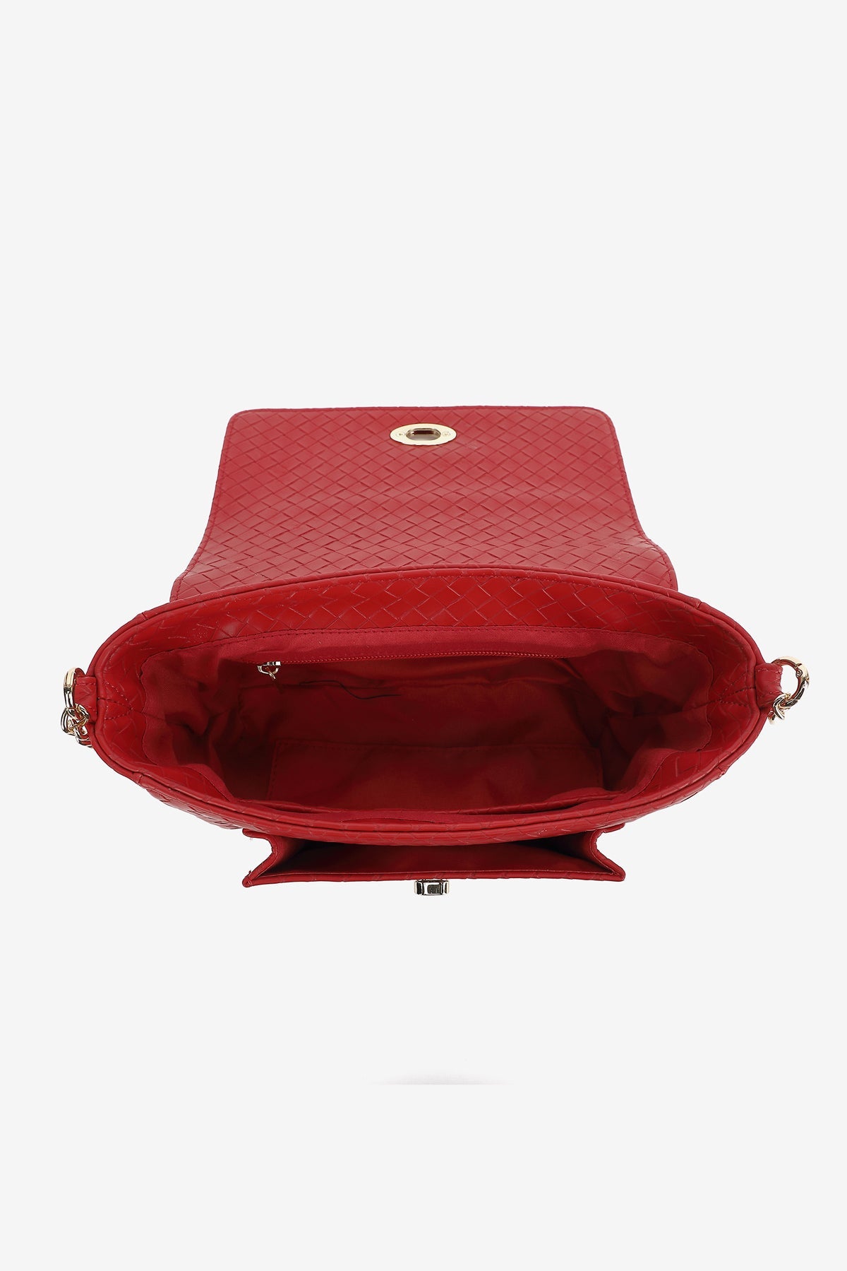 Teagan Braided Bag Red Braided