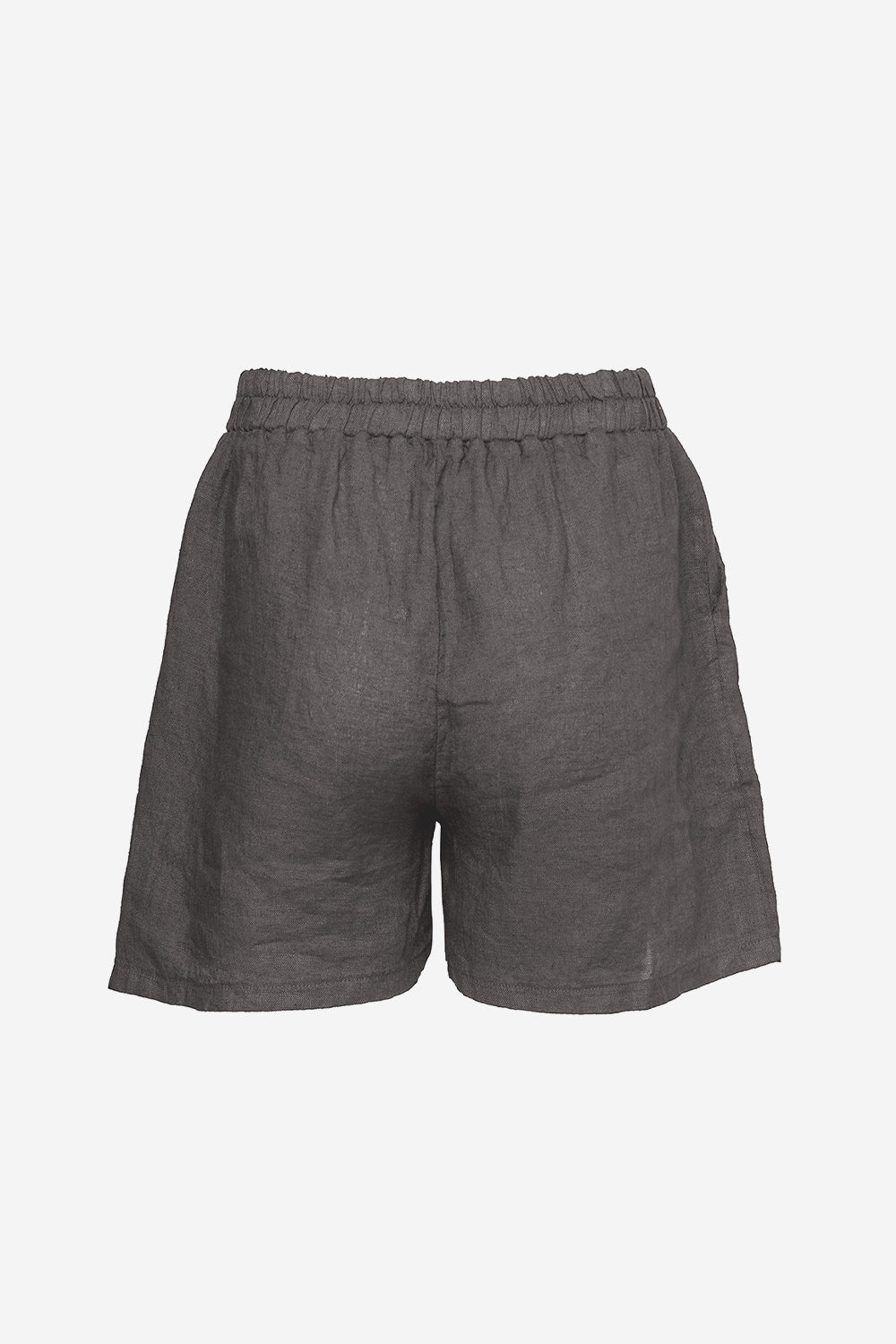 Zille Shorts Linen Antracit Grey