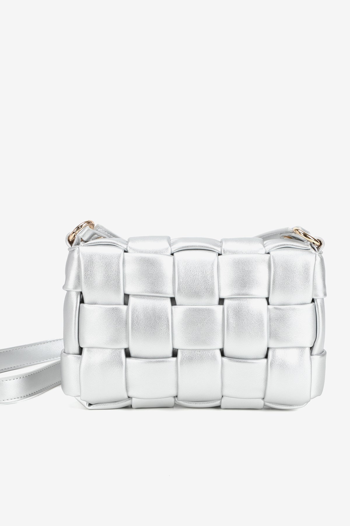 Noellas Brick Bag Silver. Køb Tasker hos www.noellafashion.dk