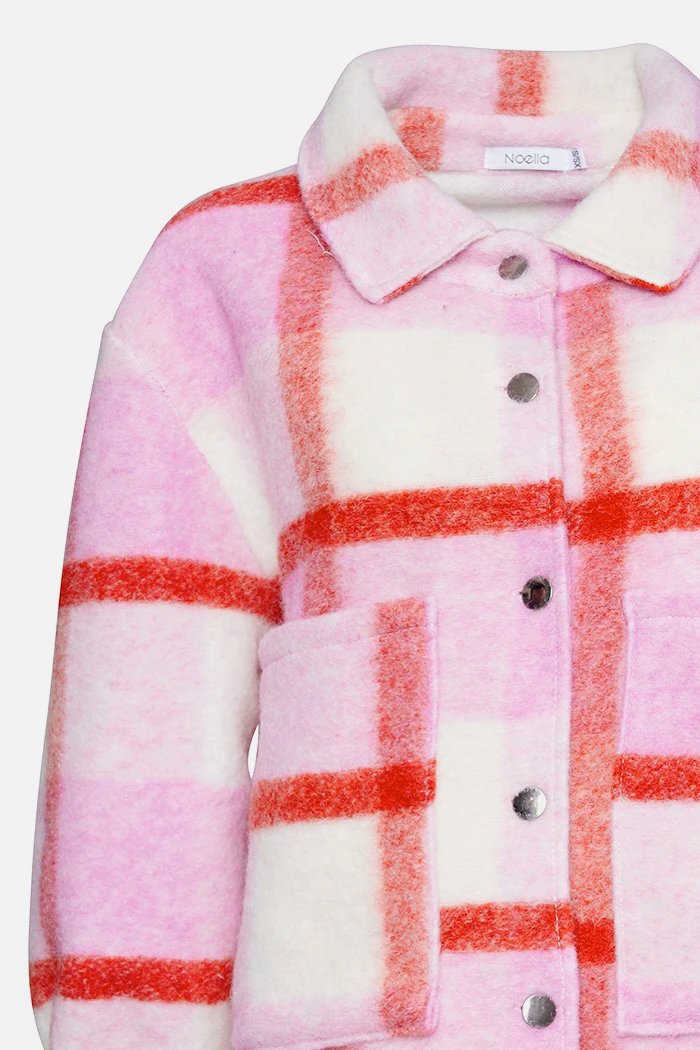 Viksa Jacket Short Wool Rose/red