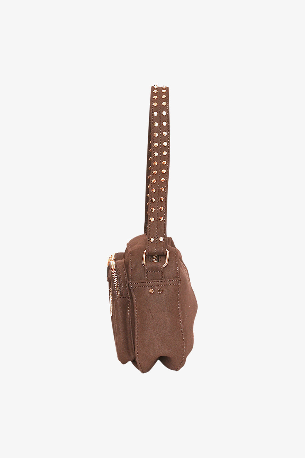Celina Bag w. Gold Dark Brown