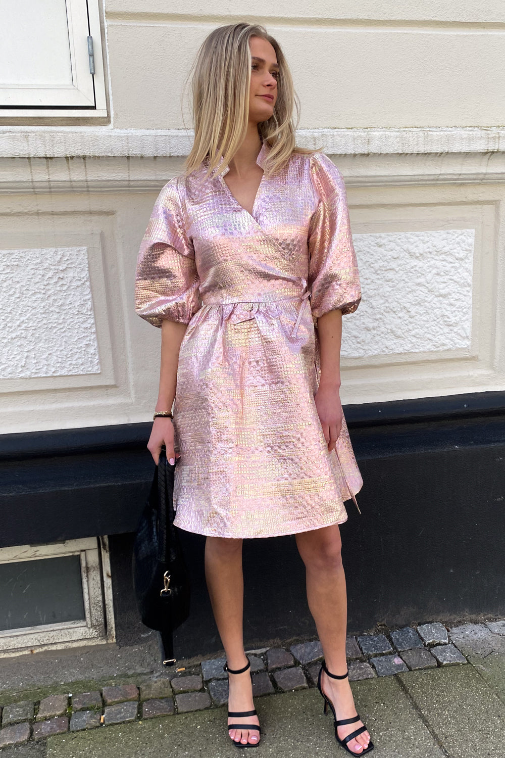 Jannie Aya Dress Rose Gold