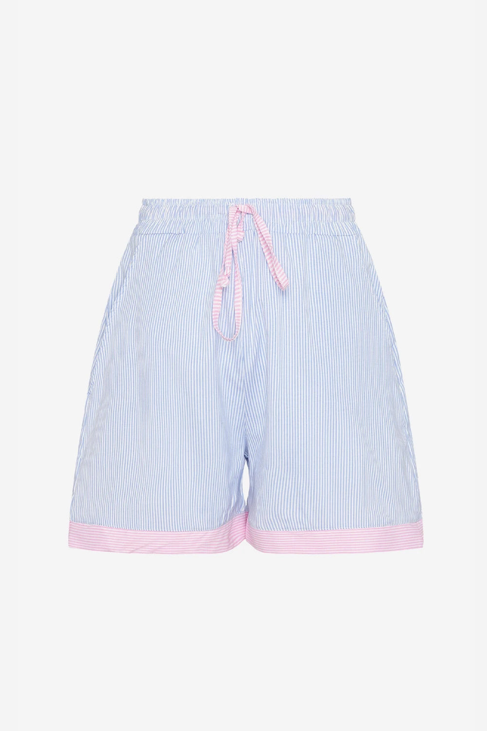 Ebony Shorts Poplin Lightblue/rose Mix