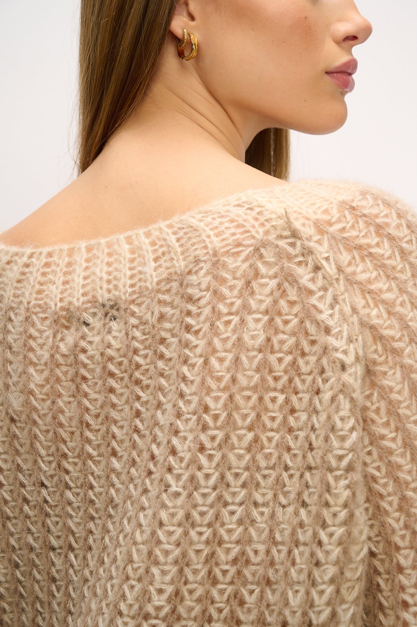 Noellas Liana Knit Sweater Cozy Brown.
