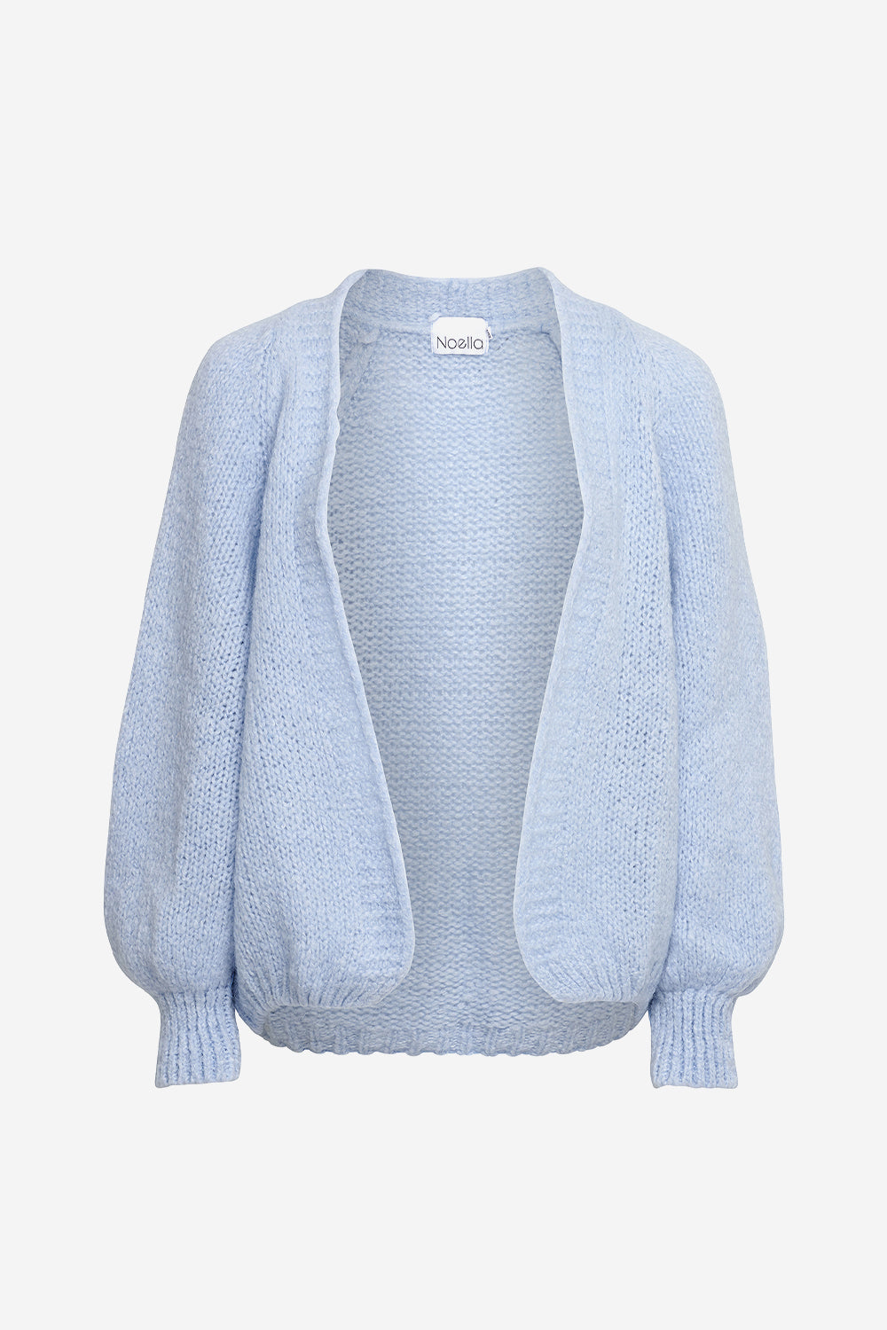 Noellas Fora Knit Cardigan Lightblue. Køb Cardigans hos www.noellafashion.dk