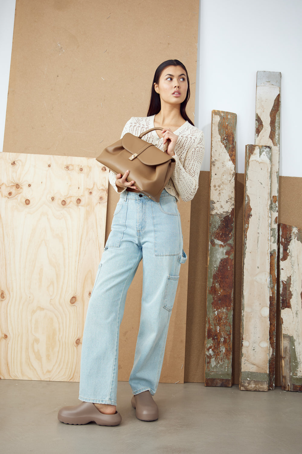 Jackie Knit Cardigan Offwhite