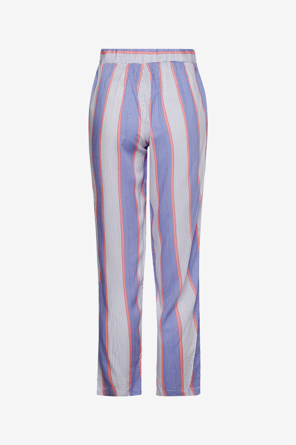 Jean Pants Viscose Blue/blush Stripe