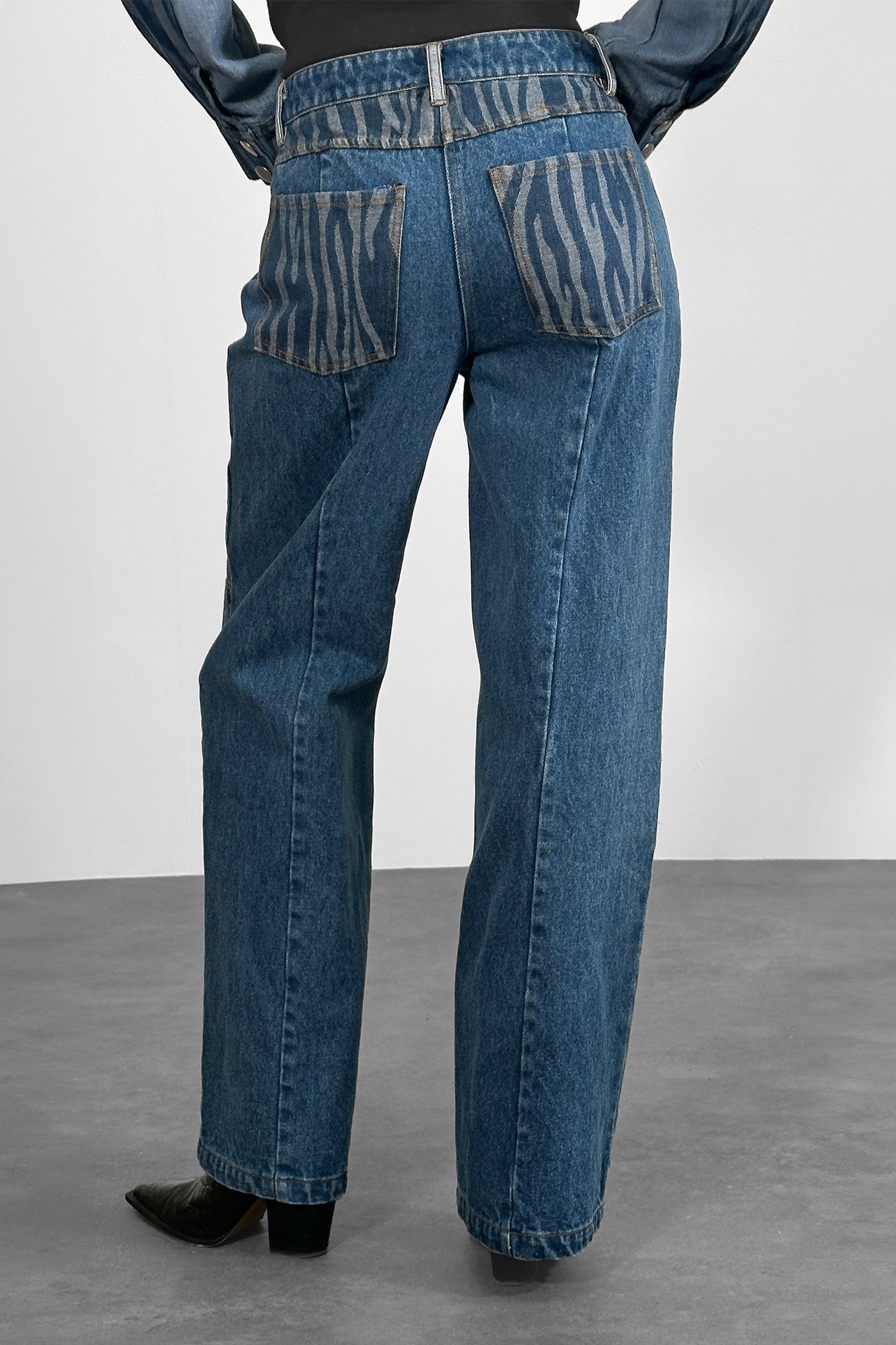 Katy Patch Jeans Patch Denim