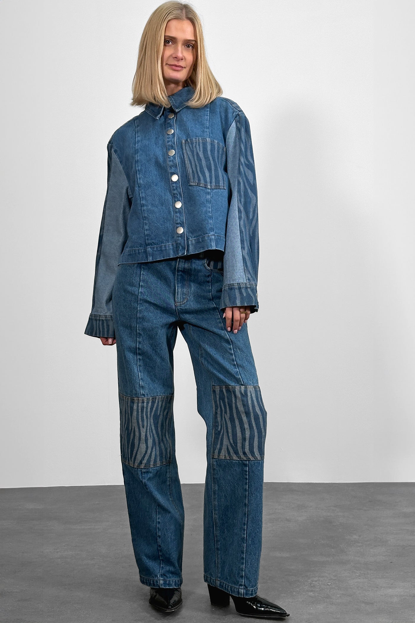 Kimbra Shirt Patch Denim