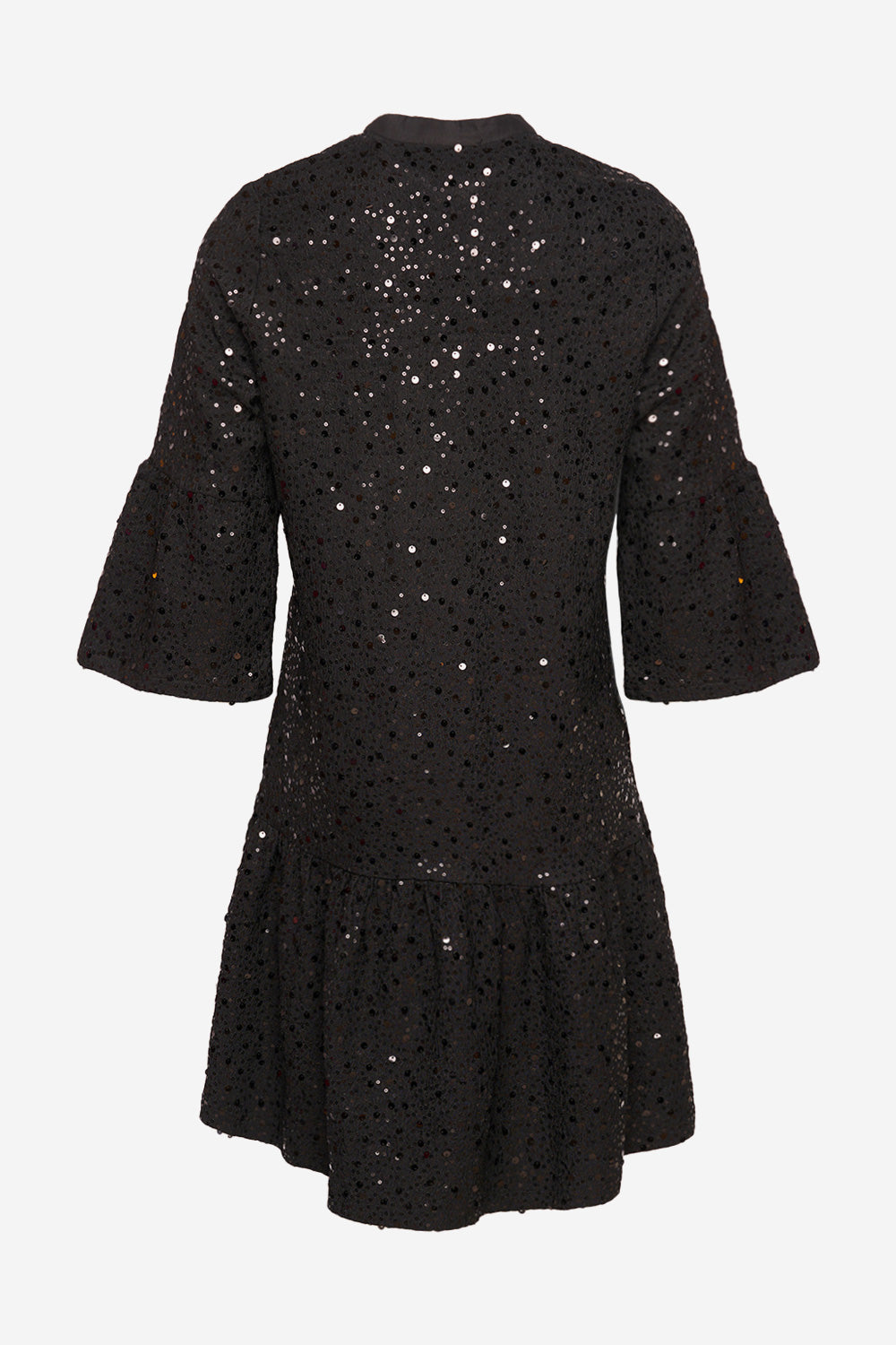 Verona Short Dress Black w/ black