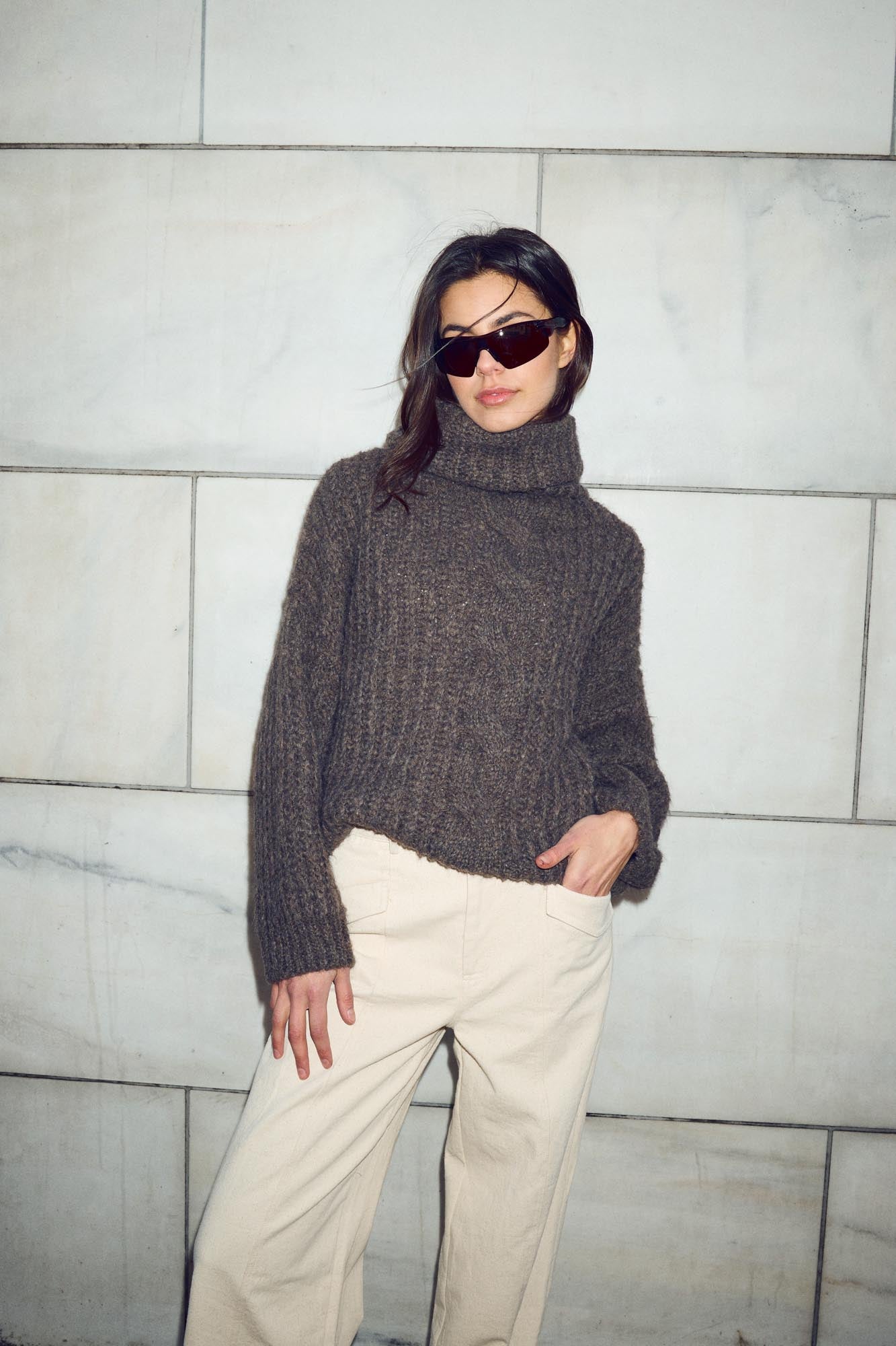 Katasha Knit Mud Melange