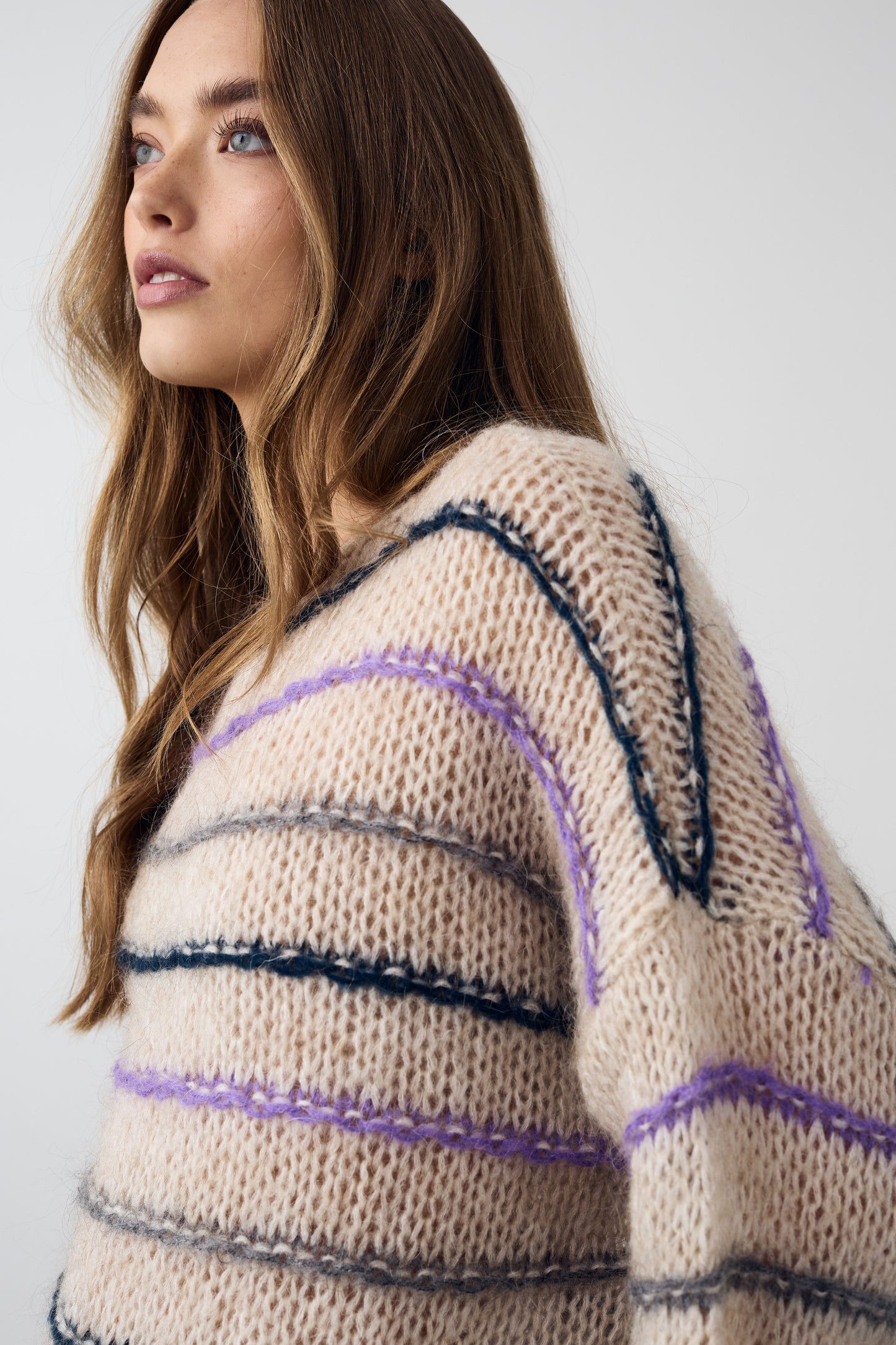 Noellas Lainey Knit Tanzey stripe.