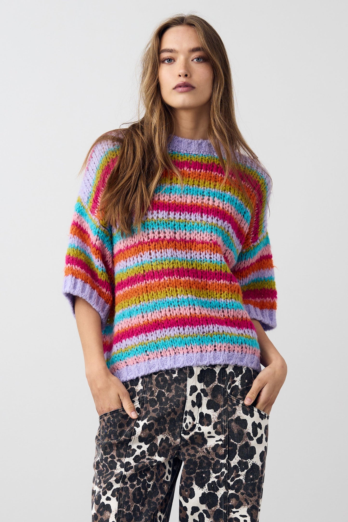 Noellas Mimi Knit Rainbow Combo.