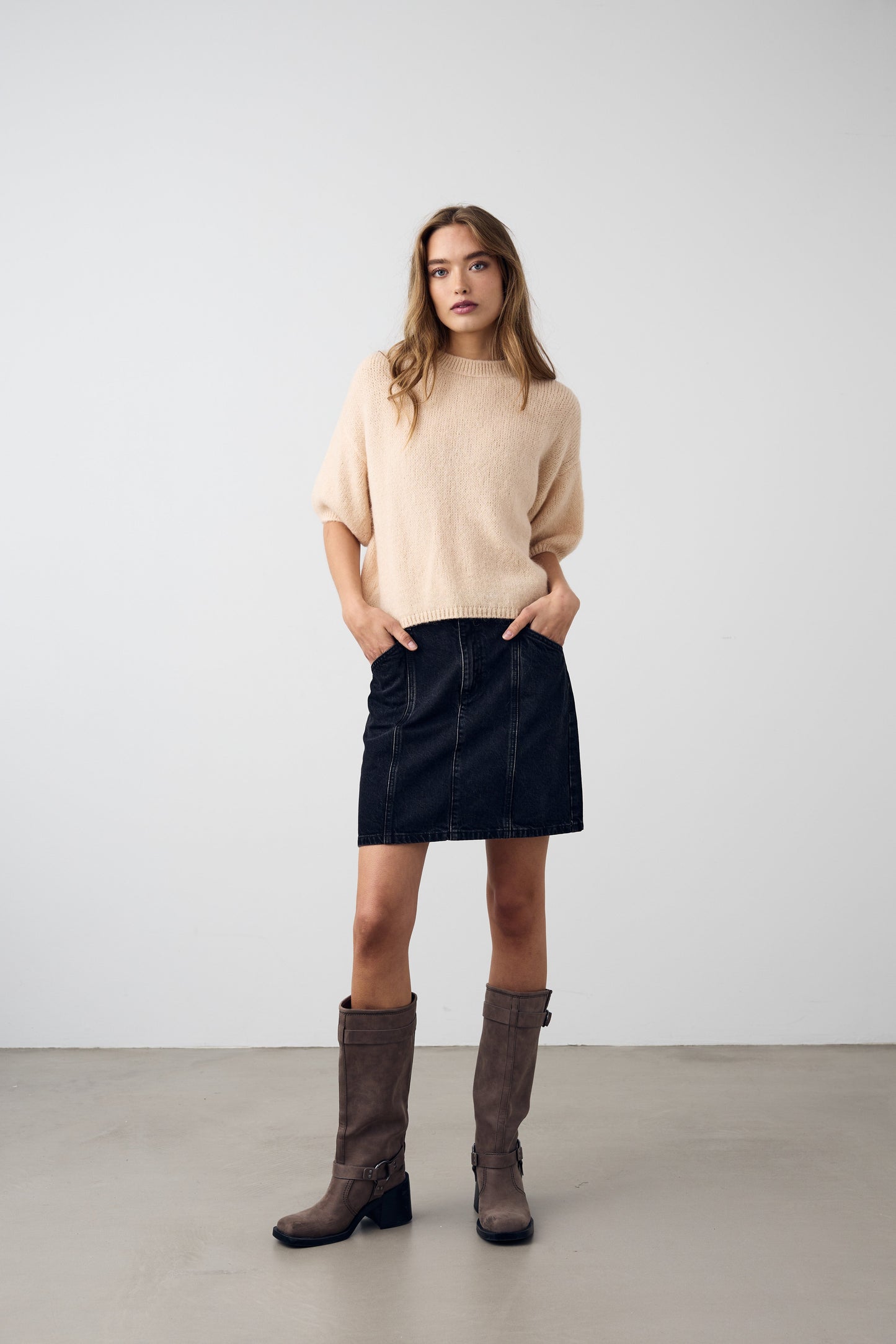Karissa Skirt Black Wash