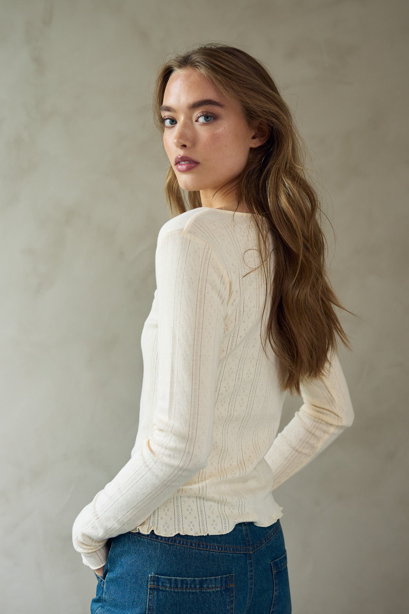 Karmia Top Ivory