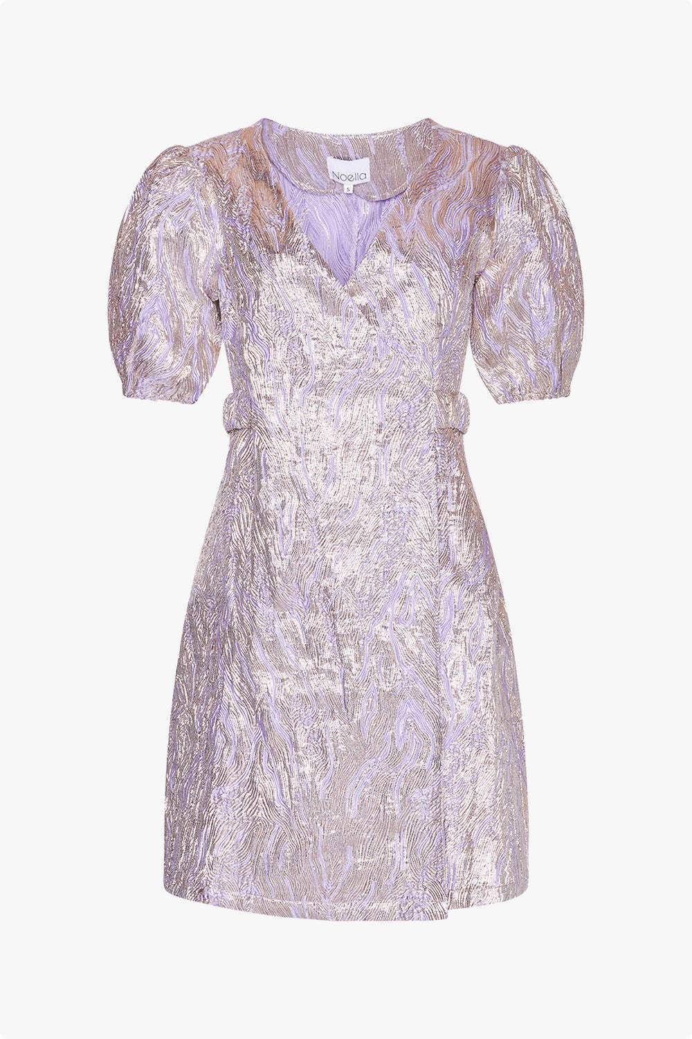 Neva Belt Dress Lavender/silver Mix