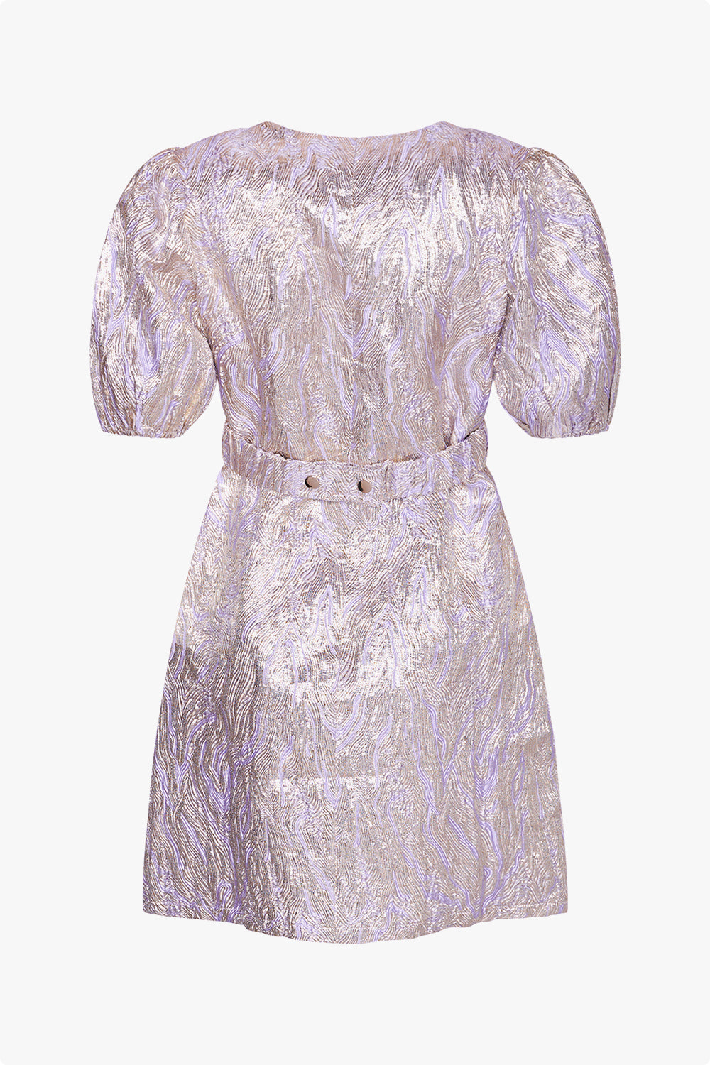 Neva Belt Dress Lavender/silver Mix