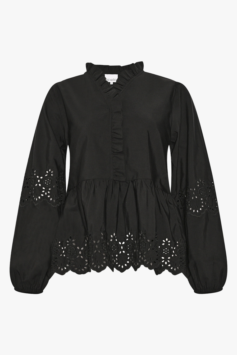 Noellas Matti Blouse Black. Køb Skjorter hos www.noellafashion.dk