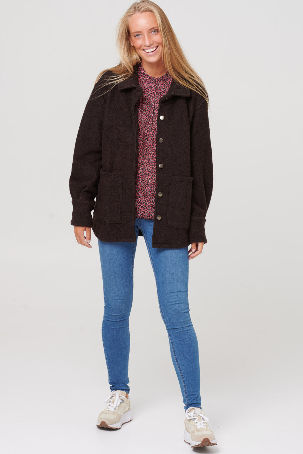 Viksa Jacket Wool Brown