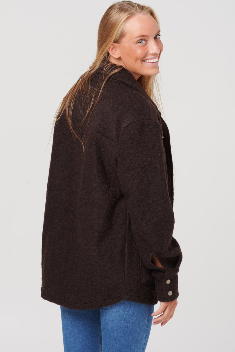 Viksa Jacket Wool Brown