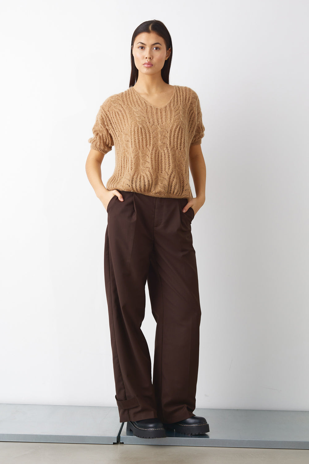 Joann Pants Chocolate Brown