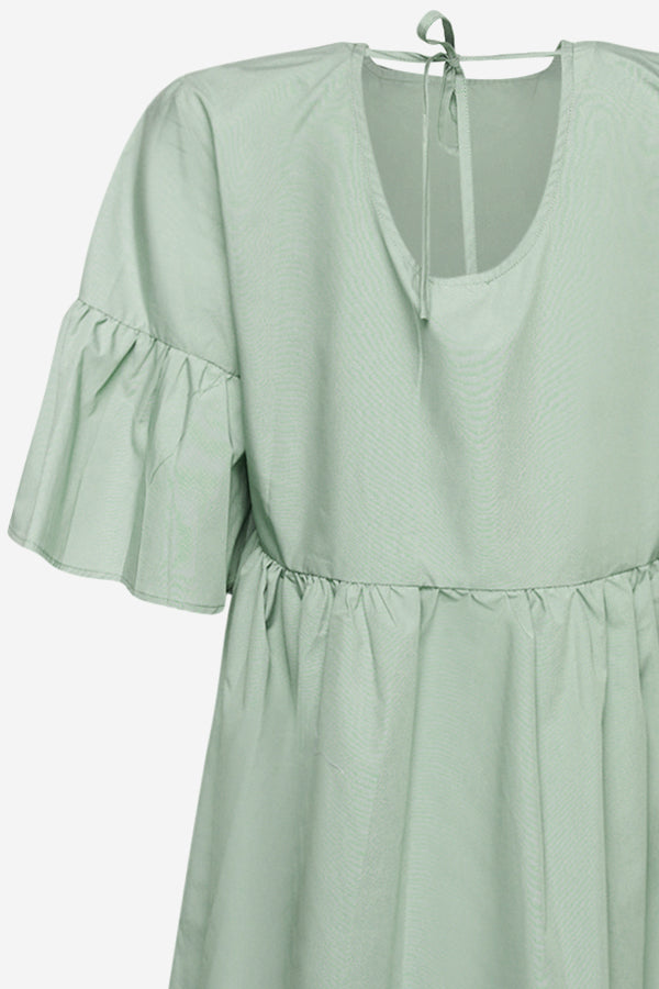 Adaleide Dress Green Pastel