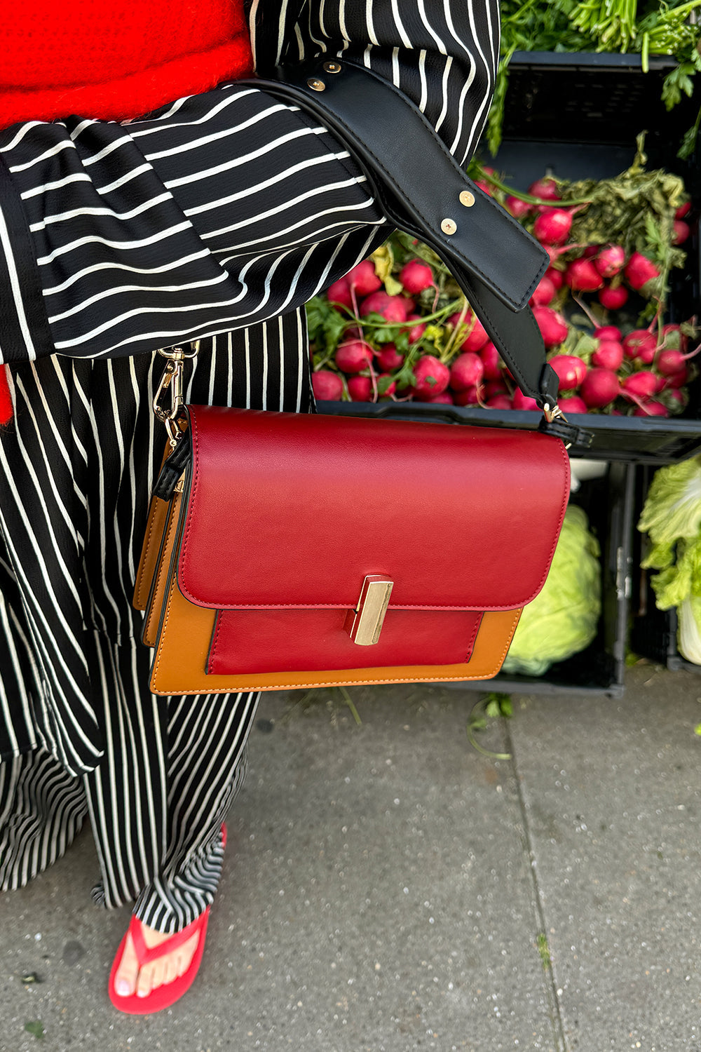 Adele Bag Dark Red Mix