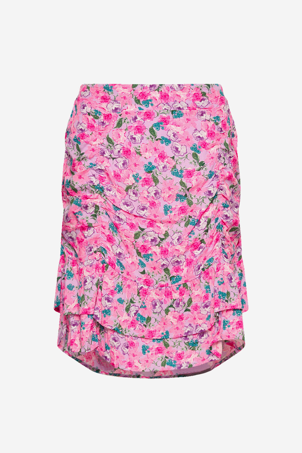 Noellas Allinge Skirt Pink Flower. Køb Nederdele hos www.noellafashion.dk