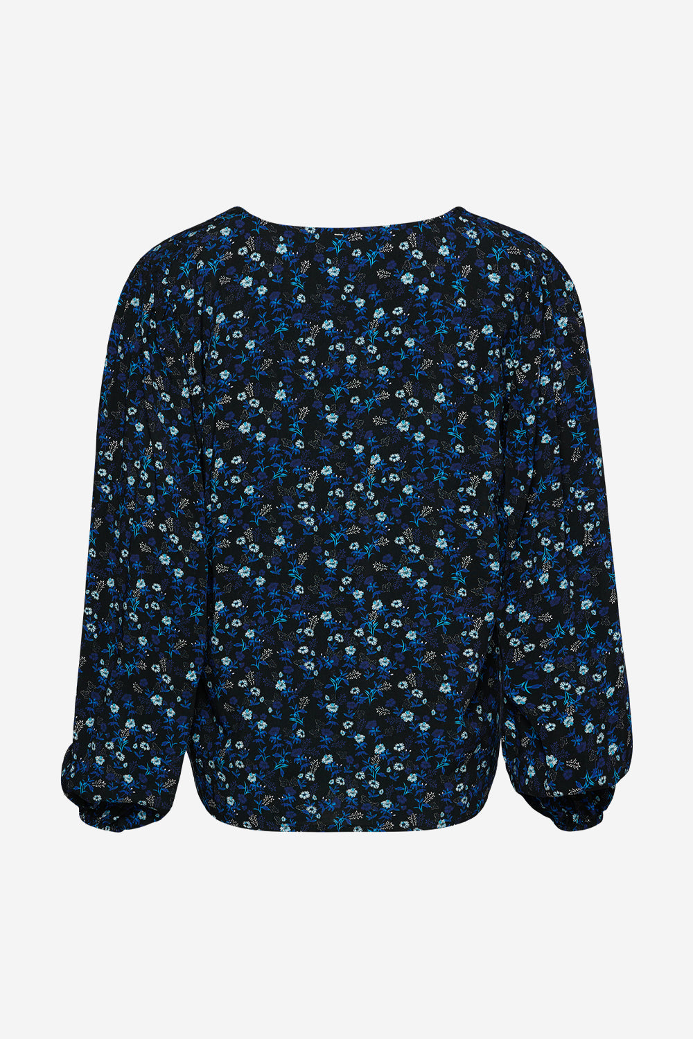 Bisa Blouse Blue Flower