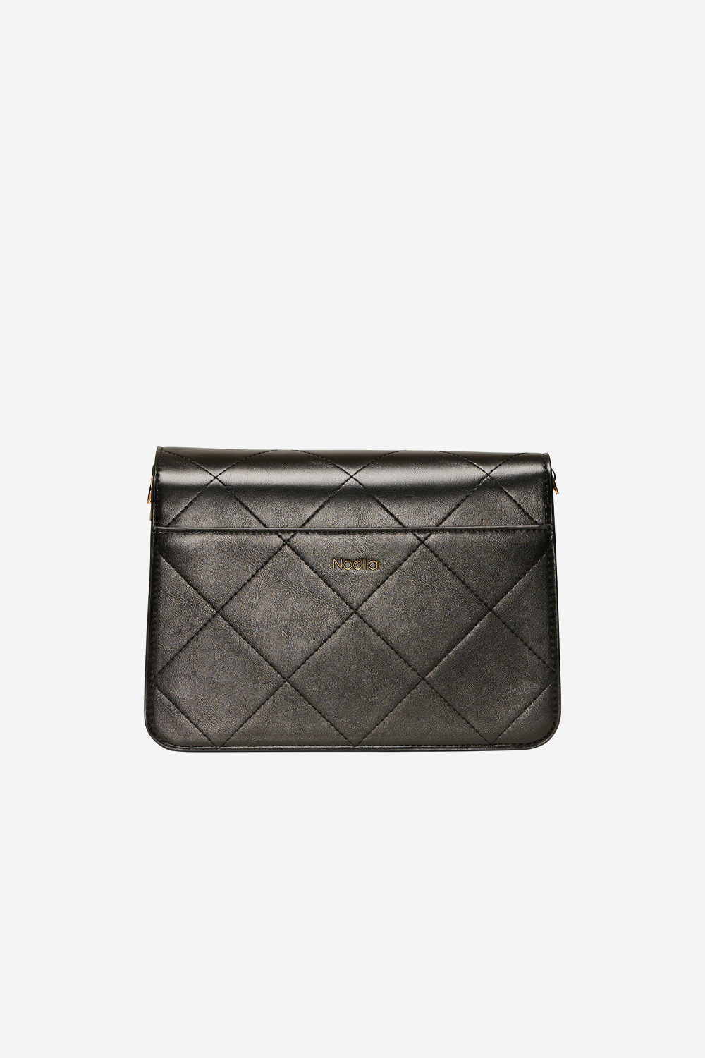 Blanca Multi Compartment Bag Black Leather Look