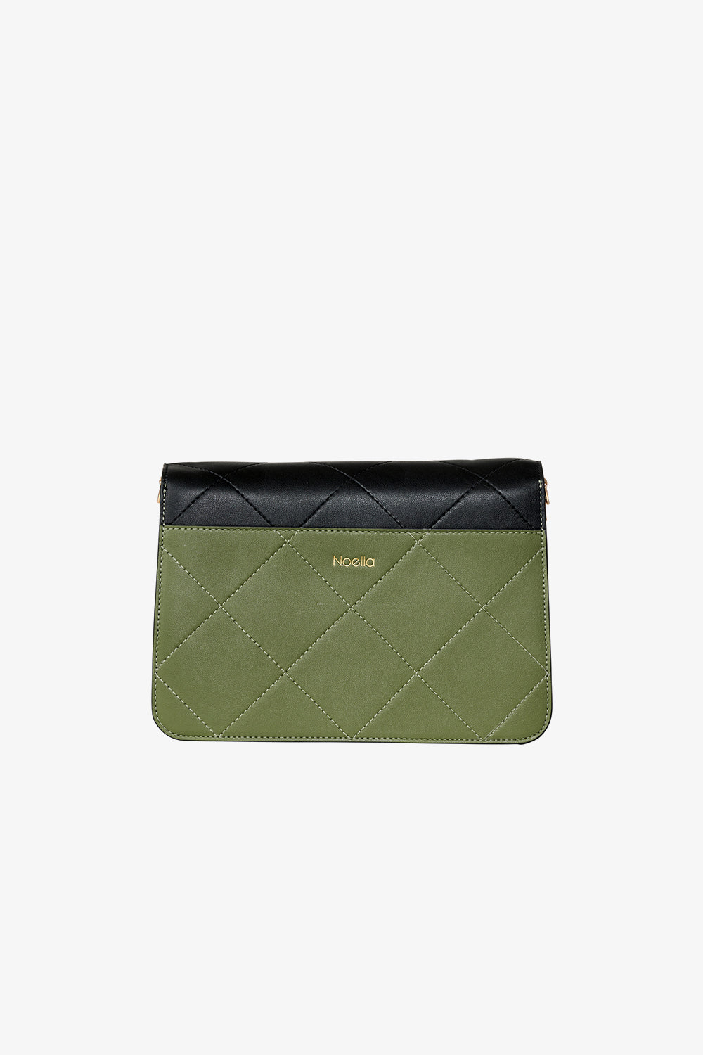 Blanca Multi Compartment Bag Black/Green/Cream