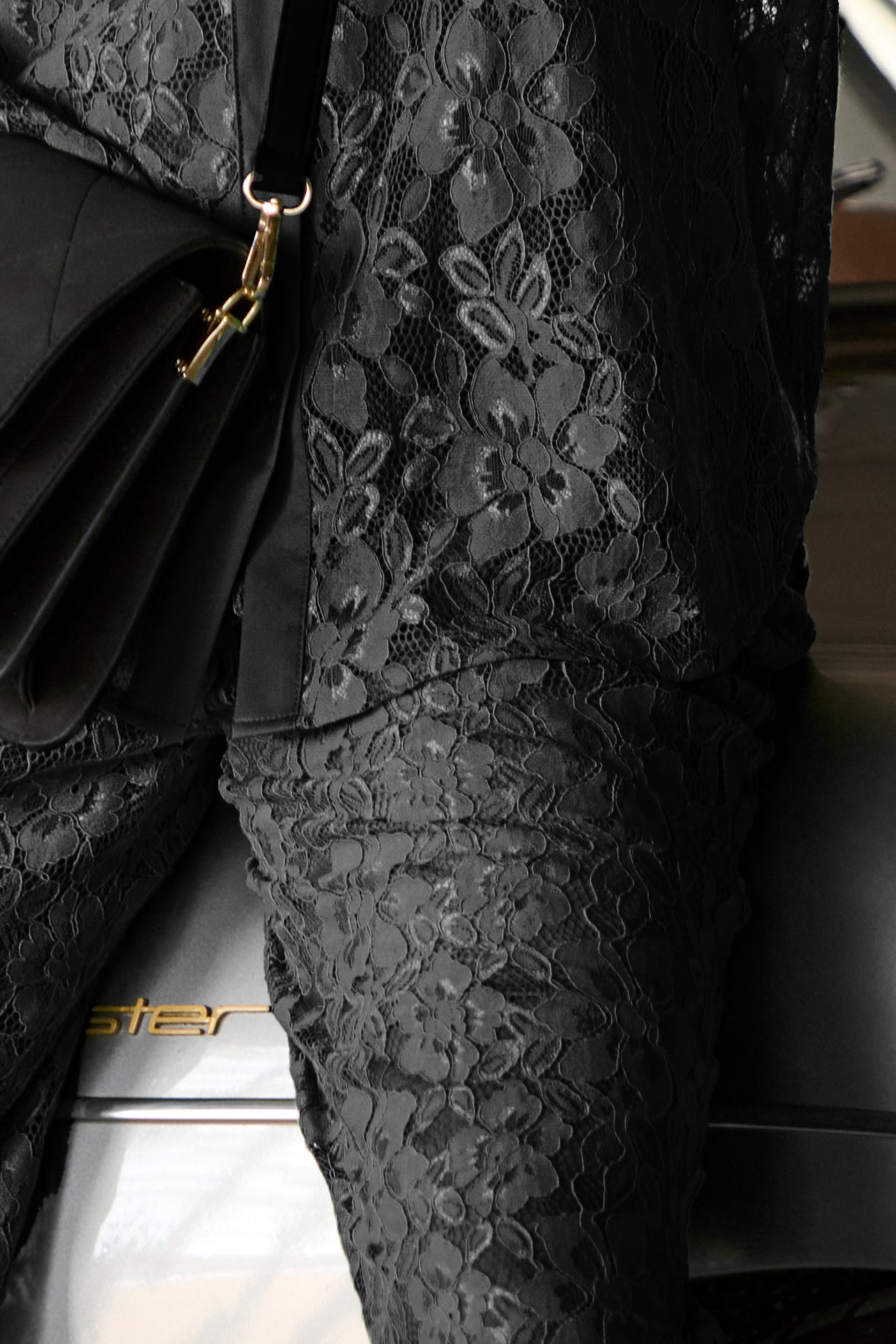 Bristol Lace Pants Black