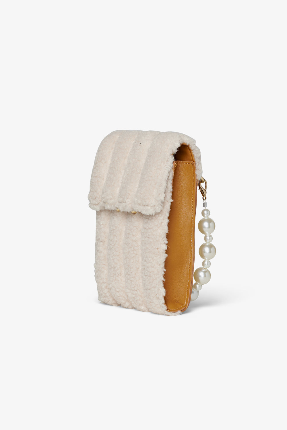 Catherina Phone Clutch Offwhite/camel
