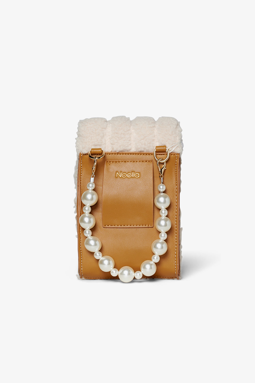 Catherina Phone Clutch Offwhite/camel