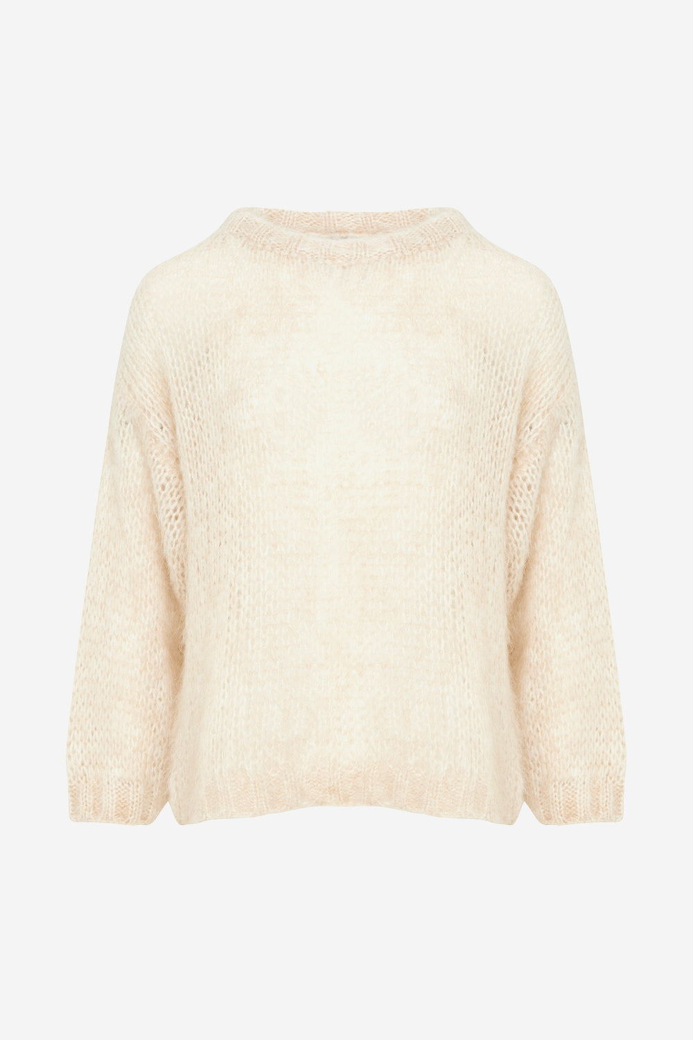 Noellas Delta Knit Sweater Camel. Køb Striktrøjer hos www.noellafashion.dk