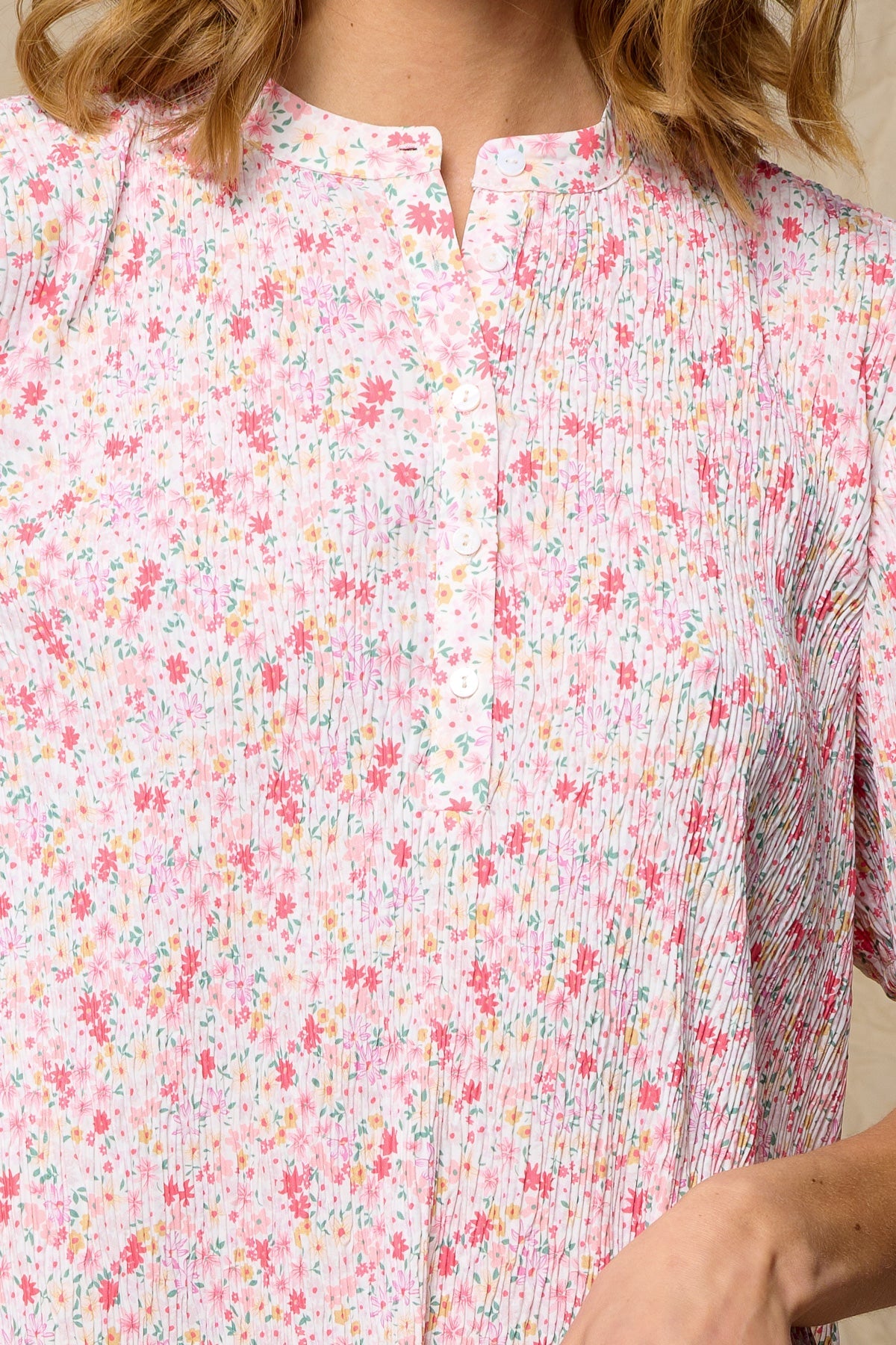 Antwerpen Mae Short Dress Pink Mix
