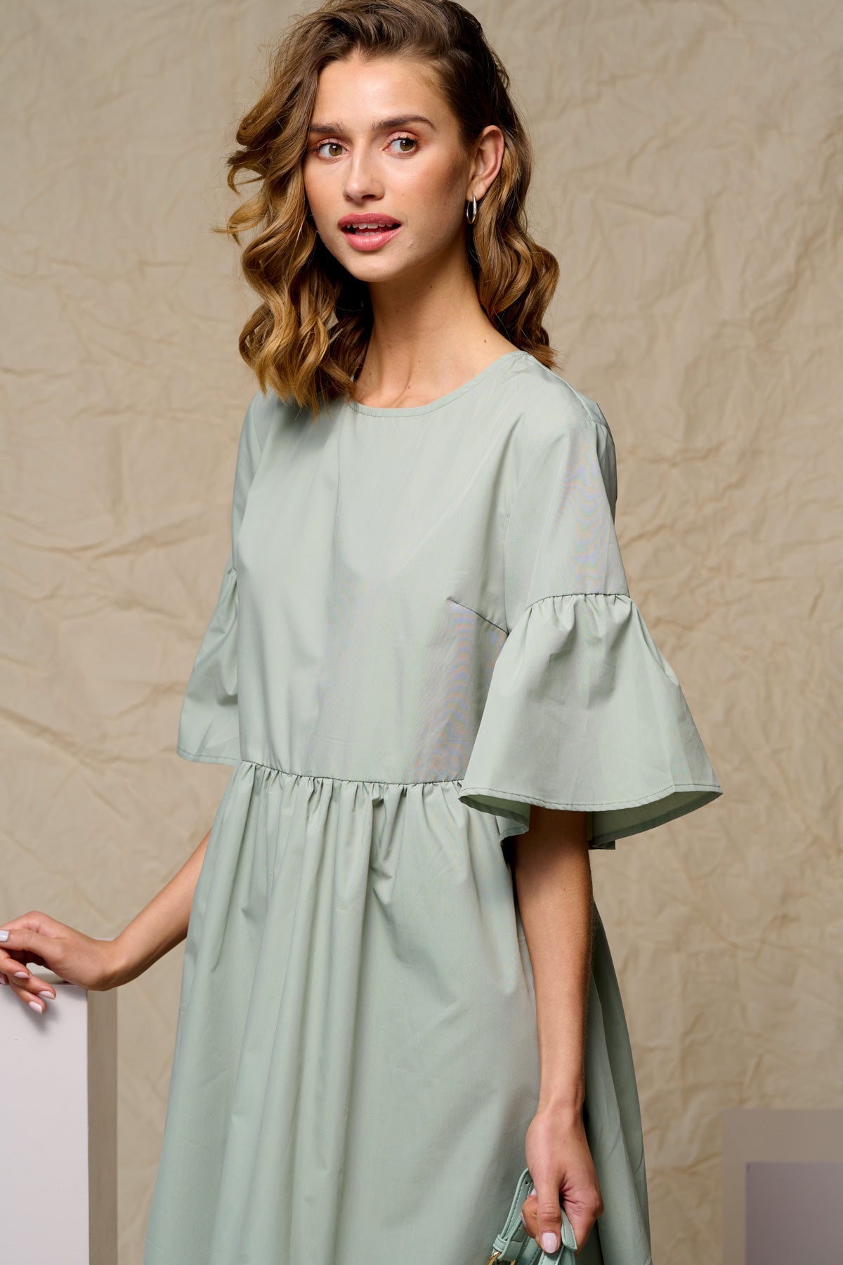 Adaleide Dress Green Pastel