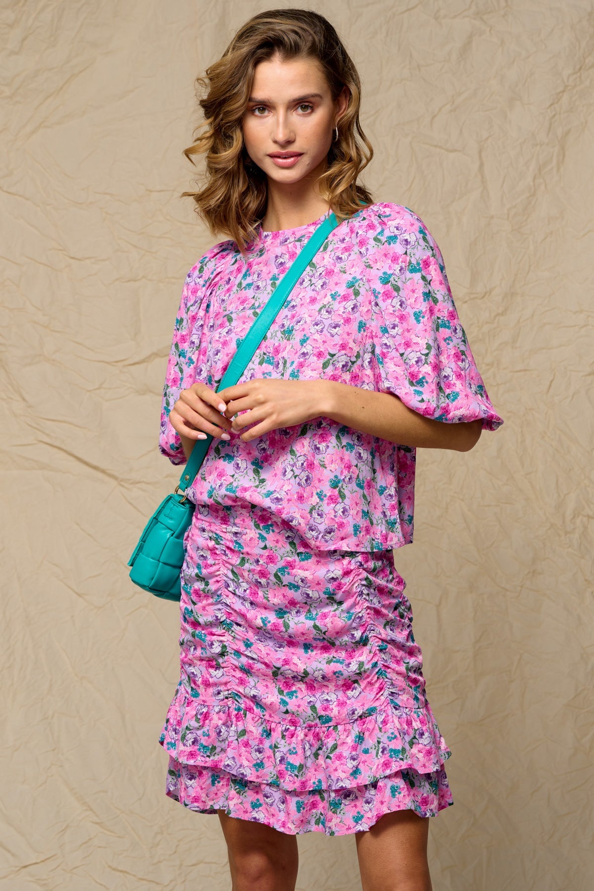 Allinge Skirt Pink Flower