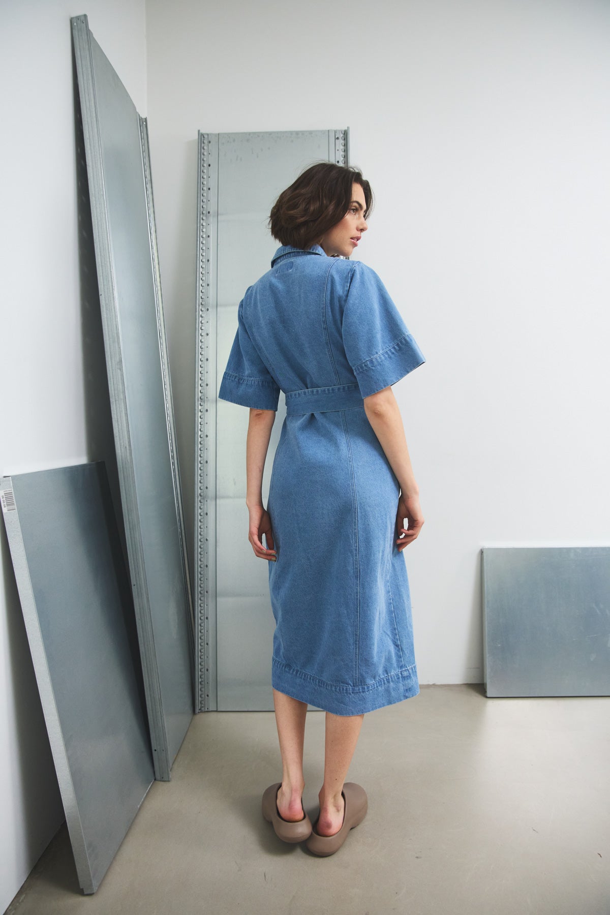 Keisley Dress Light Blue Wash