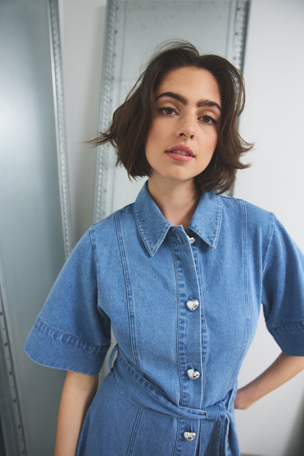 Keisley Dress Light Blue Wash