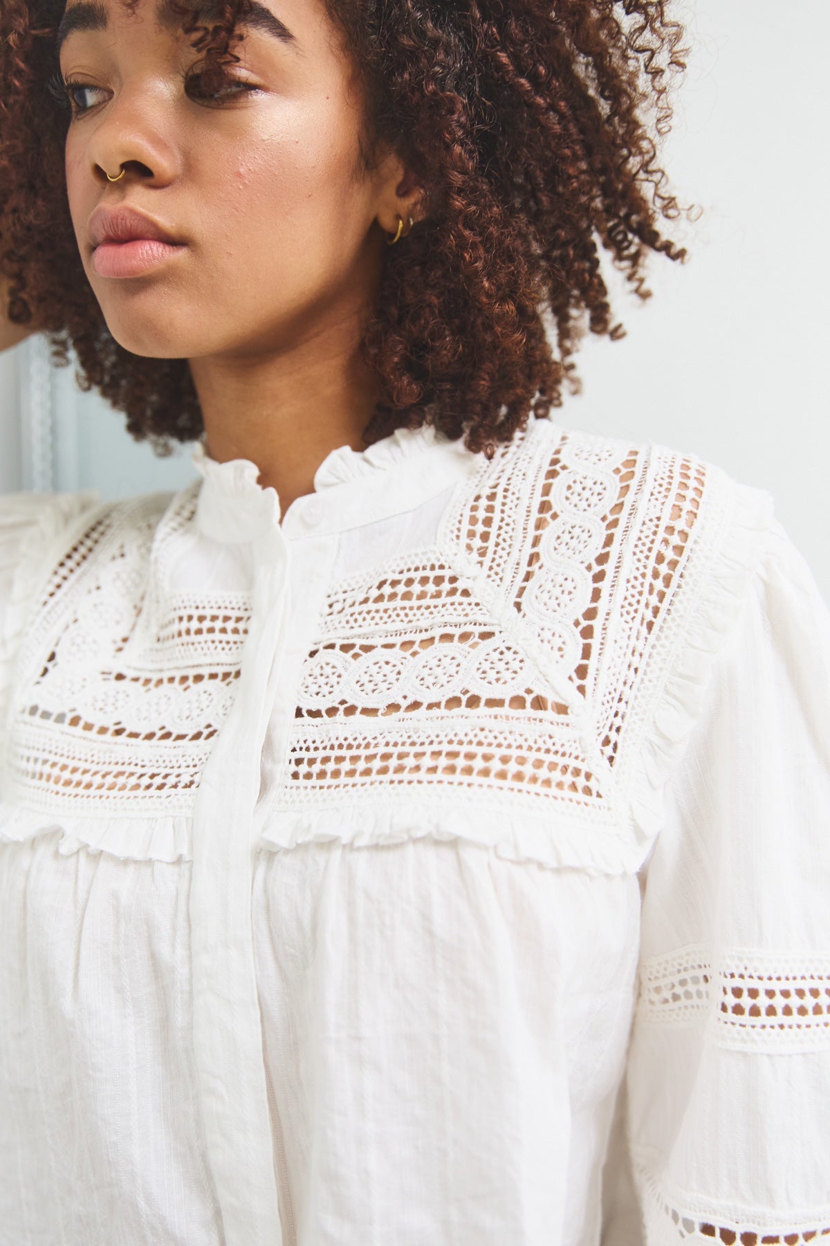 Joie Blouse Offwhite