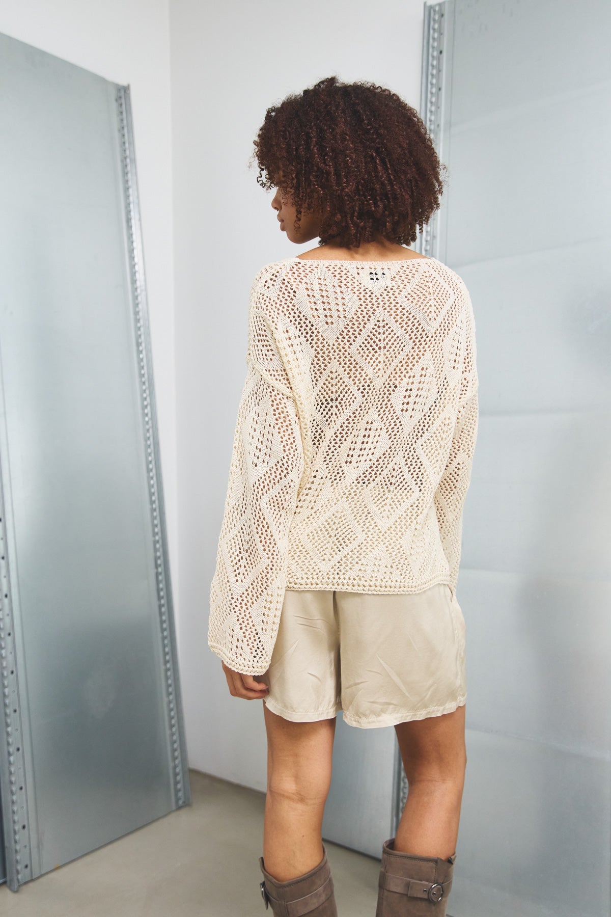 Kayli Shorts Cashmere Beige