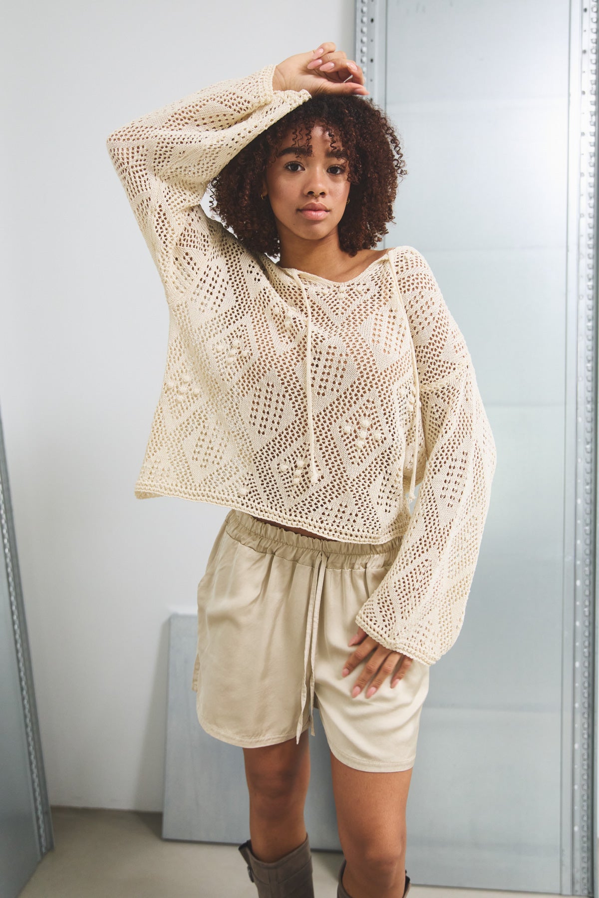 Kayli Shorts Cashmere Beige
