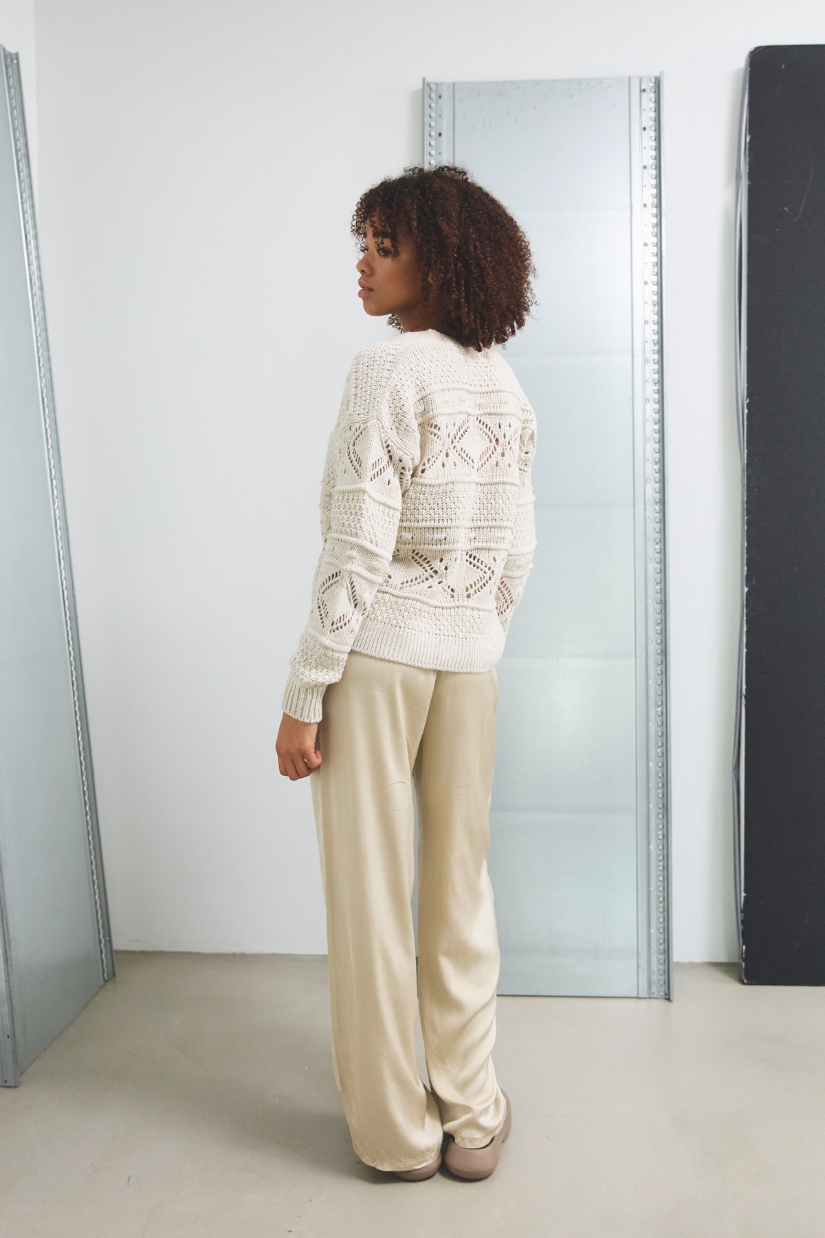Kamara Pants Cashmere Beige