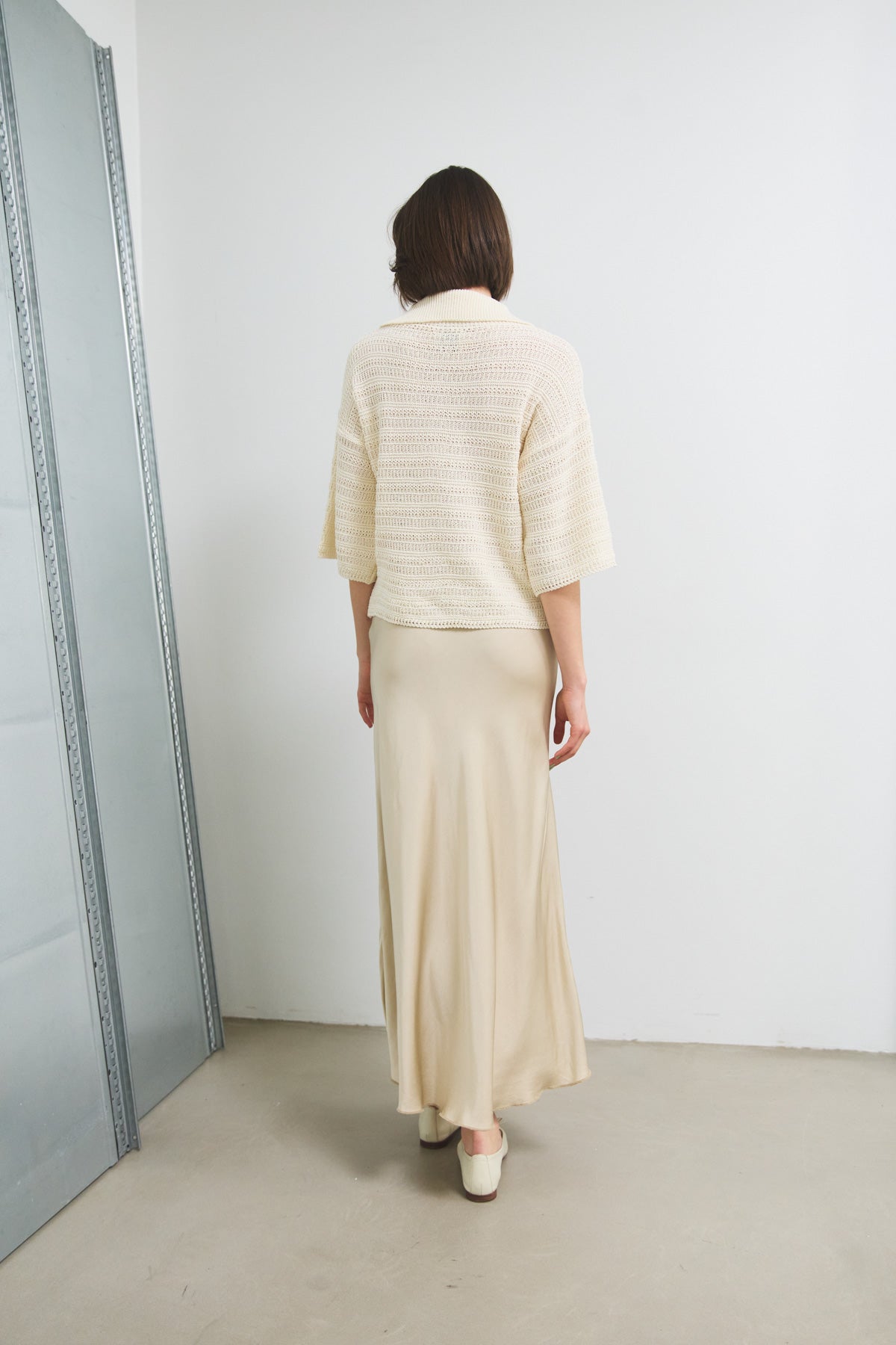 Shira Knit Cardigan Ivory
