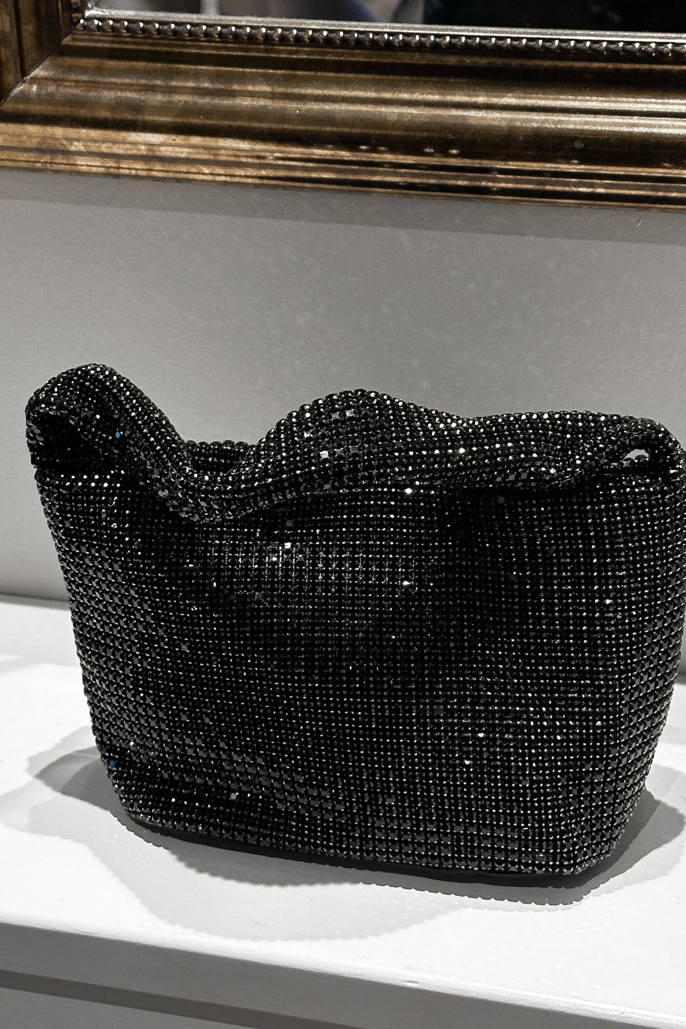 Lidia Sequin Bag Black