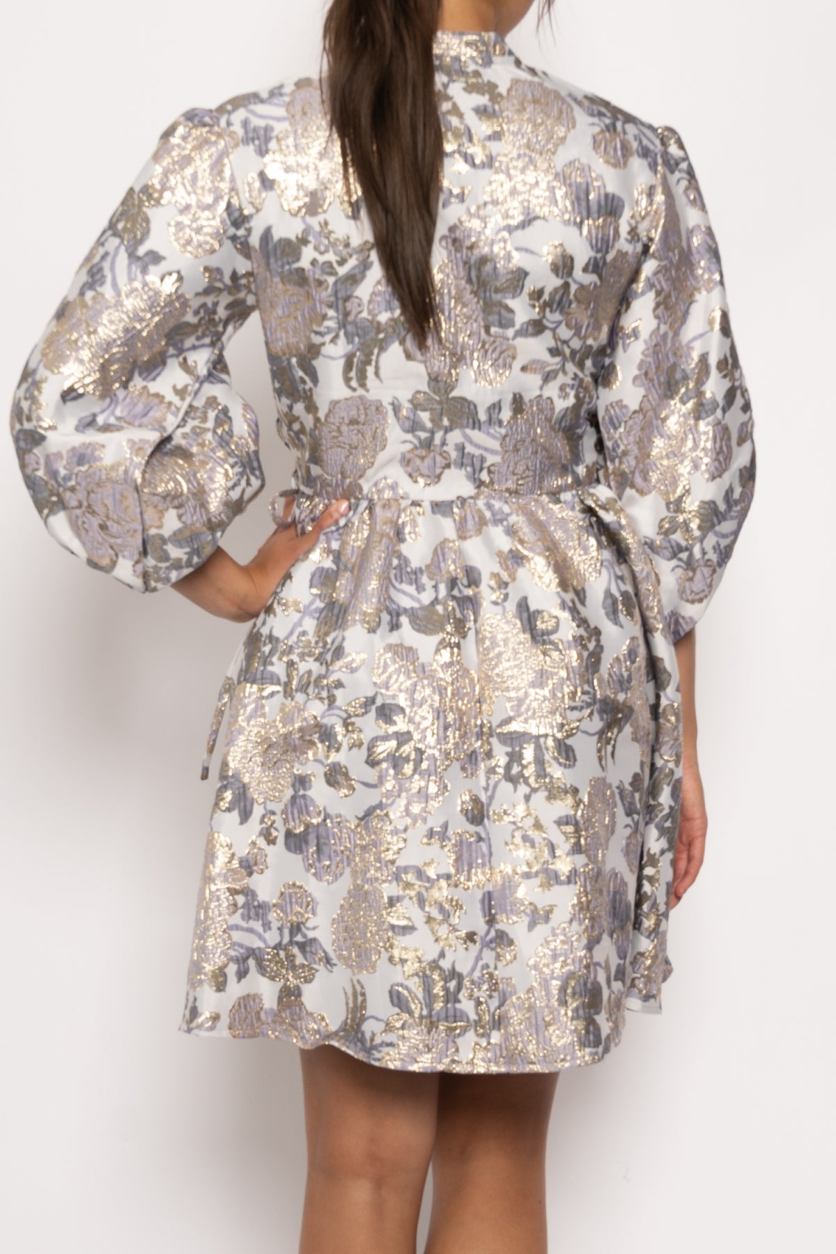 Aya Wrap Dress Lilac Mix